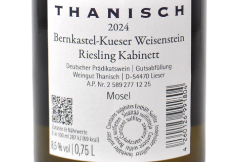 RIESLING BERNKASTEL-KUESER WEISENSTEIN KABINETT 2024 - WEINGUT THANISCH