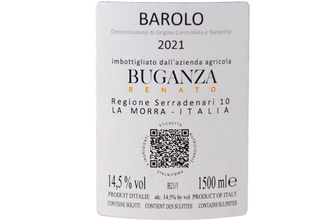 BAROLO DOCG 2021 MAGNUM - AZIENDA AGRICOLA BUGANZA RENATO