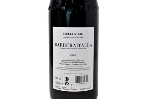 BARBERA D'ALBA DOC 2023 - GIULIA NEGRI