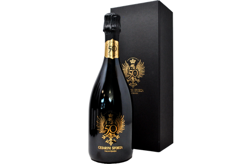 TRENTO DOC BRUT "50° ANNIVERSARIO" RISERVA 2004 (COFANETTO) - CESARINI SFORZA (1200 BOTTIGLIE PRODOTTE)