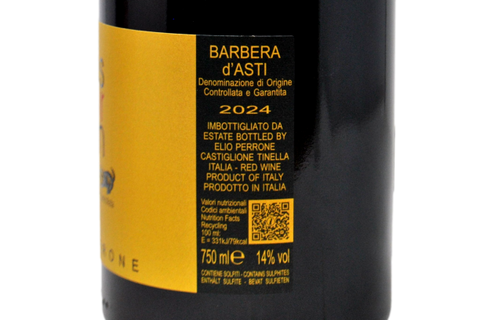 BARBERA D'ASTI DOCG "TASMORCAN" 2024 - ELIO PERRONE