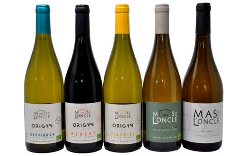 COLLECTION LANGUEDOC FABRICE BONMARCHAND - MAS DE L'ONCLE - 5 BOTTIGLIE