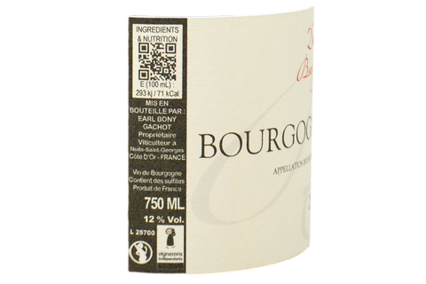 BOURGOGNE ALIGOTÉ 2025 - DOMAINE BONY GACHOT
