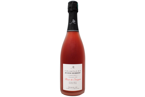CHAMPAGNE ROSÉ DE SAIGNÉE EXTRA BRUT PREMIER CRU À RILLY LA MONTAGNE VENDANGE 2018 - JULIEN HERBERT