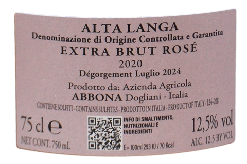 ALTA LANGA DOCG EXTRA BRUT 2014 - MARZIANO ABONNEZ-VOUS