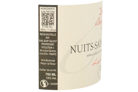 NUITS-SAINT-GEORGES "LES DAMODES" 2024 - DOMAINE BONY GACHOT