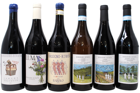 BORGOGNO RIVATA EPIC TASTING BOX - 6 BOTTIGLIE + POSTER LIMITED EDITION IN REGALO