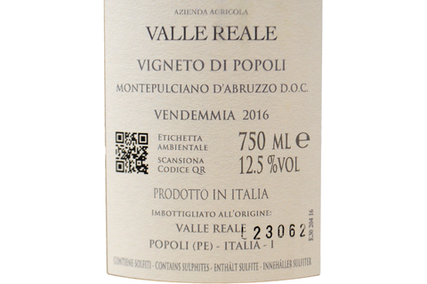 MONTEPULCIANO D'ABRUZZO DOC 2021 - VALLÉE ROYALE
