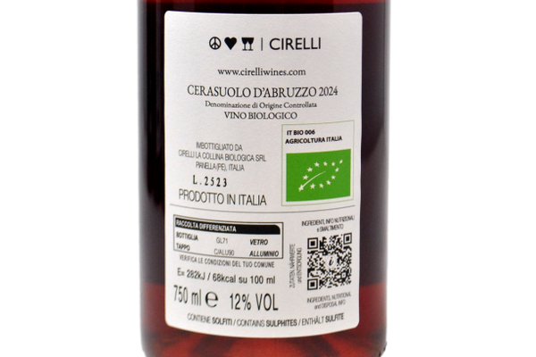 CERASUOLO D'ABRUZZO DOC BIO 2024 - AZIENDA AGRICOLA CIRELLI