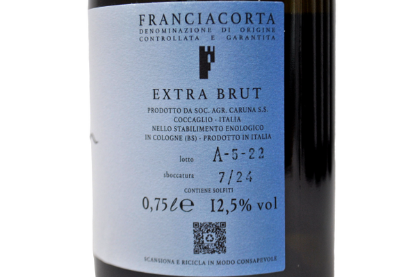 FRANCIACORTA EXTRA BRUT BLANC DE BLANCS - CARUNA