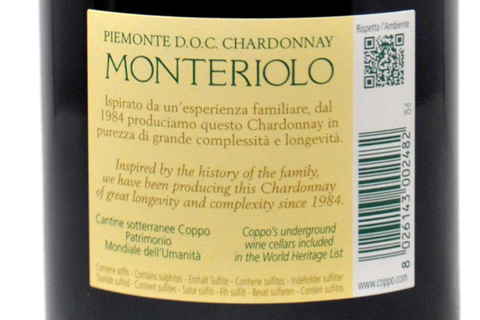 PIEMONTE CHARDONNAY DOC "MONTERIOLO" 2023 - COPPO