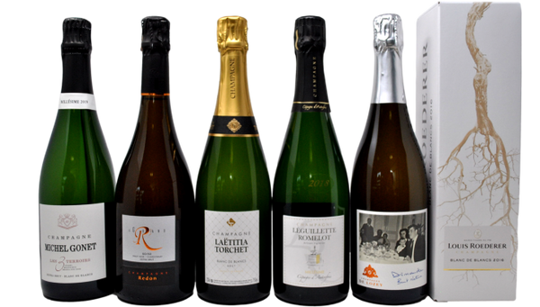 CHAMPAGNE EXPERIENCE - 5 BOTTIGLIE + LOUIS ROEDERER BLANC DE BLANCS 2016 IN REGALO