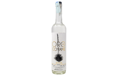 SOTOL JOVEN 100% DASYLIRION WHEELERI ARTESANAL "ORO DE COYAME" - GERARDO RUELAS HERNÁNDEZ