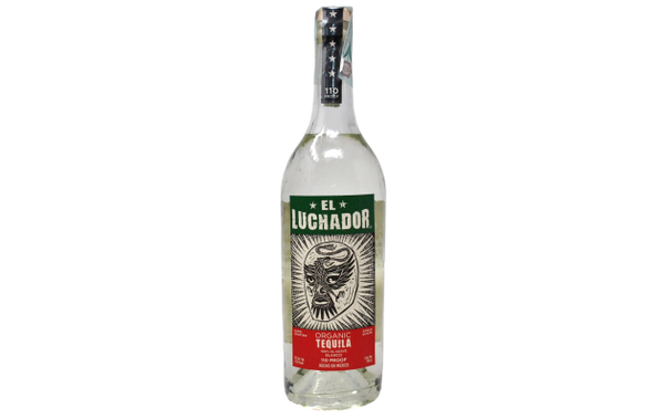 MEXICO TEQUILA BLANCO 110 PROOF "EL LUCHADOR" - 123 ORGANIC TEQUILA