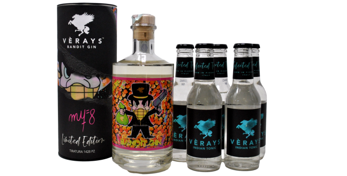 MYFO "BANDIT" VERAYS PACK - BOTTIGLIA + 5 TONICHE VERAYS IN OMAGGIO