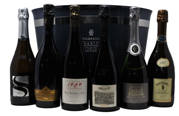 LUXURY 6 BUBBLES BOX + VASCA CHAMPAGNE CHARLES HIEDSIECK -