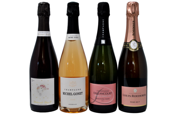 TASTING BOX "LA CHAMPAGNE IN ROSA" - 4 BOTTIGLIE