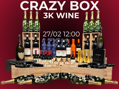 3K WINE CRAZY BOX - DISPONIBILE VENERDÌ 27 FEBBRAIO
