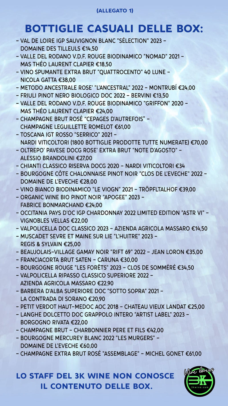 MYSTERY BOX 3KWINE -  POOL PARTY - ATTIVA