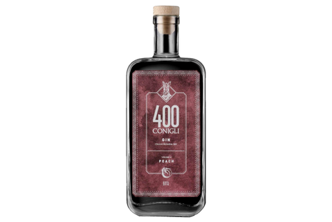 ITALIAN PREMIUM DRY GIN "VOLUME 4 PEACH" 0,50 L - 400 CONIGLI