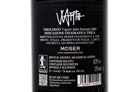 VIGNETI DELLE DOLOMITI IGT TEROLDEGO "WARTH" 2025 - MOSER