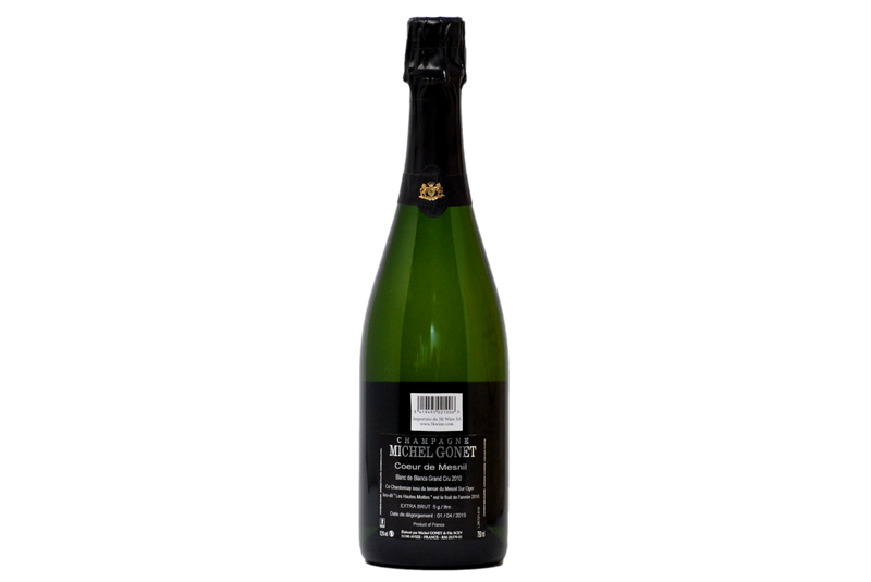 CHAMPAGNE EXTRA BRUT BLANC DE BLANCS GRAND CRU "COEUR DE MESNIL" 2010 - MICHEL GONET