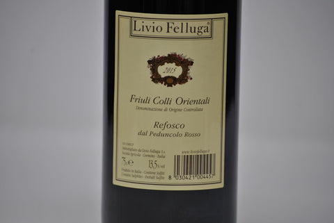 REFOSCO DAL PEDUNCOLO ROSSO DOC 2015 - LIVIO FELLUGA