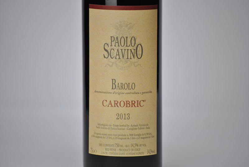 BAROLO DOCG "CAROBRIQUE" 2013 - PAOLO SCAVINO