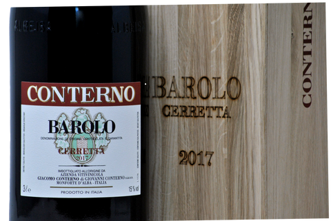 BAROLO DOCG "CERRETTA" 2017 MAGNUM CASSA LEGNO - GIACOMO CONTERNO