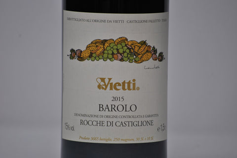 BAROLO DOCG "ROCCHE DI CASTIGLIONE" 2015 MAGNUM -VIETTI