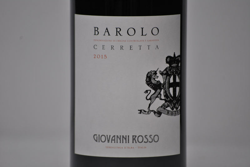 Barolo Docg "Cerretta" 2015 Magnum - Giovanni Rosso