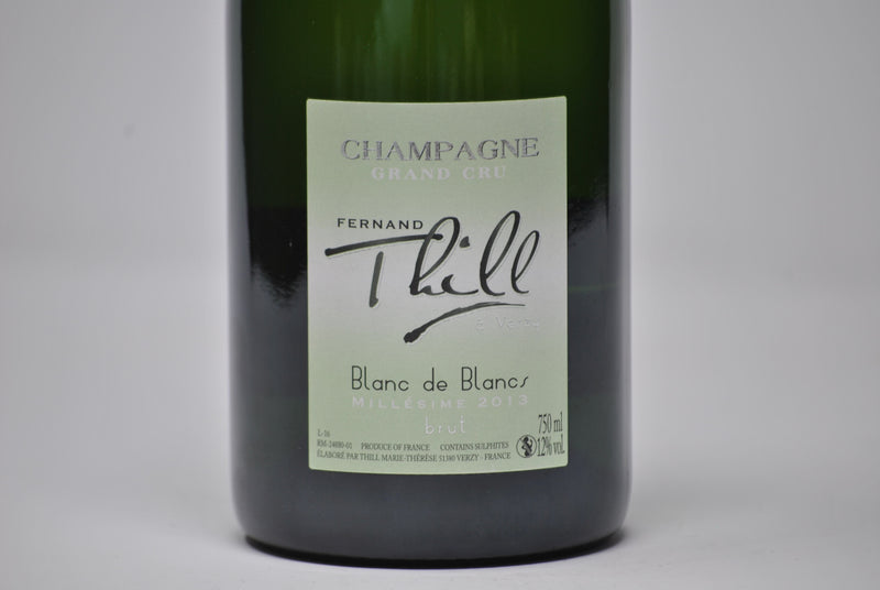 Champagne Brut Blanc de Blancs Grand Cru "Fernand" 2013 - Fernard Thill