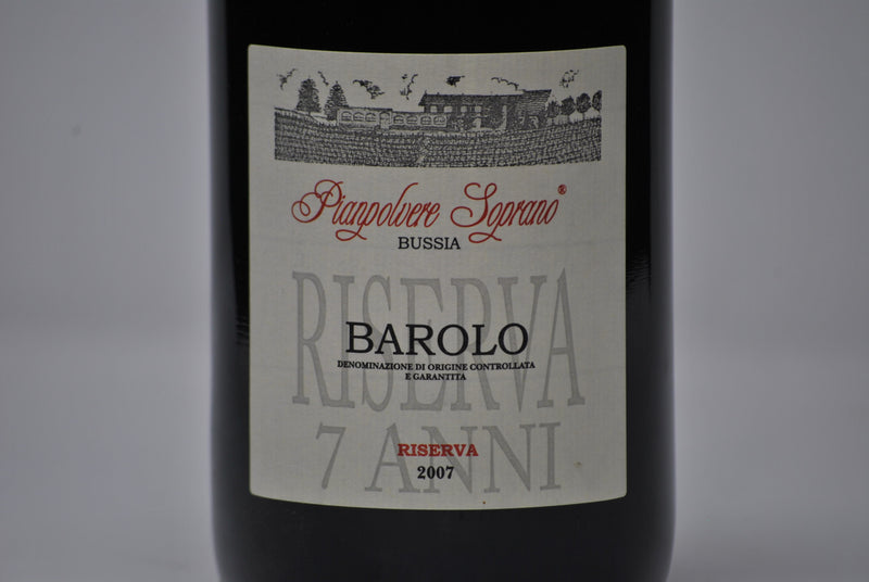 Barolo Bussia Riserva DOCG "7 ans de réserve" 2007- Pianpolvere Soprano