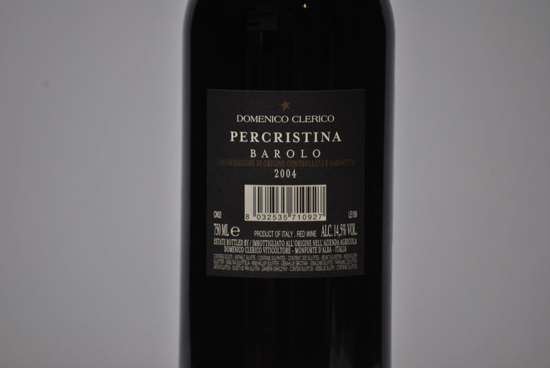 Barolo Docg "PERCRISTINA" 2004-Domenico Clerico