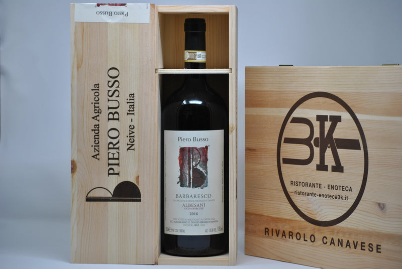 BARBARESCO DOCG ALBESANI "VIGNA BORGHESE" 2016 MAGNUM cofanetto-PIERO BUSSO