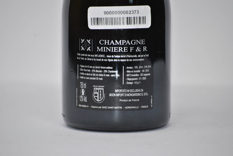 Champagne Brut "Influence" - Miniere F&R