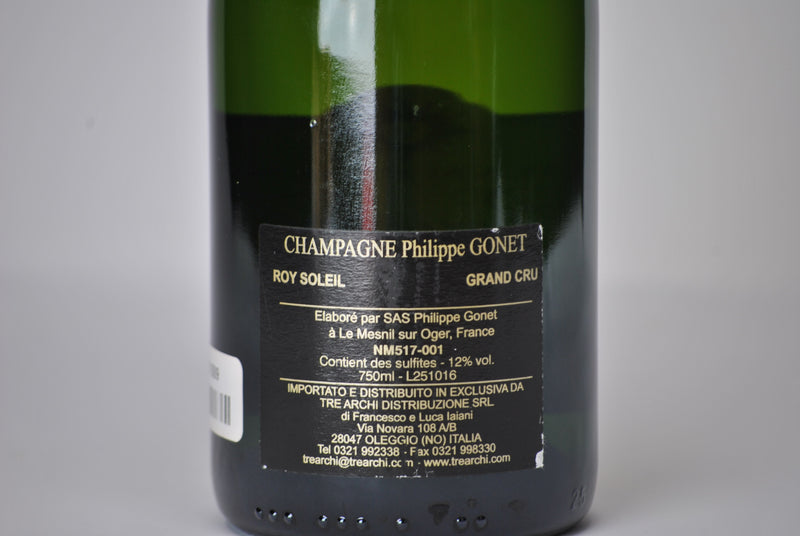 Champagne Brut Blanc de Blancs Grand Cru "Roy Soleil" - Gonet