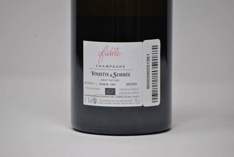 Champagne Blanc de Noirs Brut Nature Cuvée "Fidele" - Vouette et Sorbée