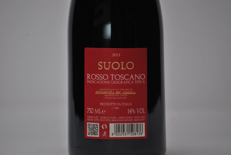 TOSCANA ROSSO IGT "SUOLO" 2013 -ARGIANO