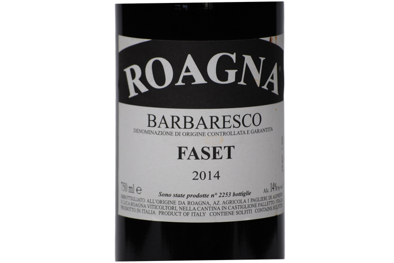 BARBARESCO DOCG "FASET" 2014 - ROAGNA