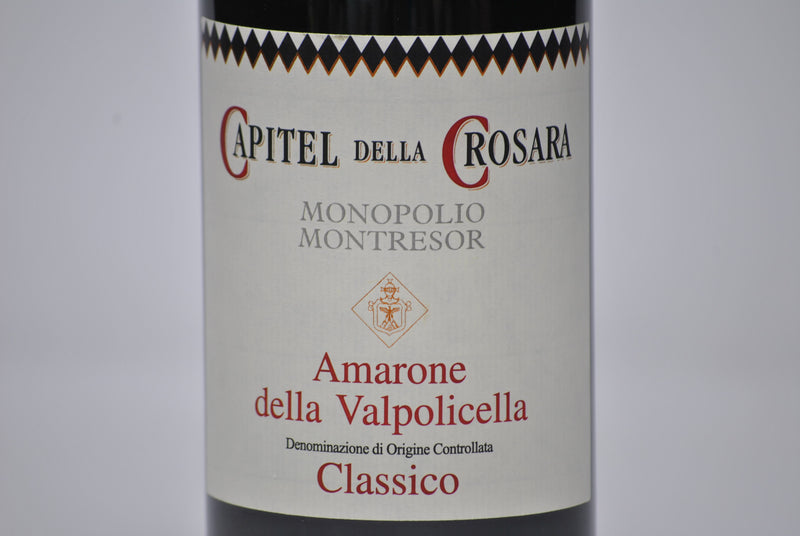 Amarone della Valpolicella DOCG CLASSICO"CAPITEL DELLA CROSARA" 2000 astuccio legno - MONTRESOR