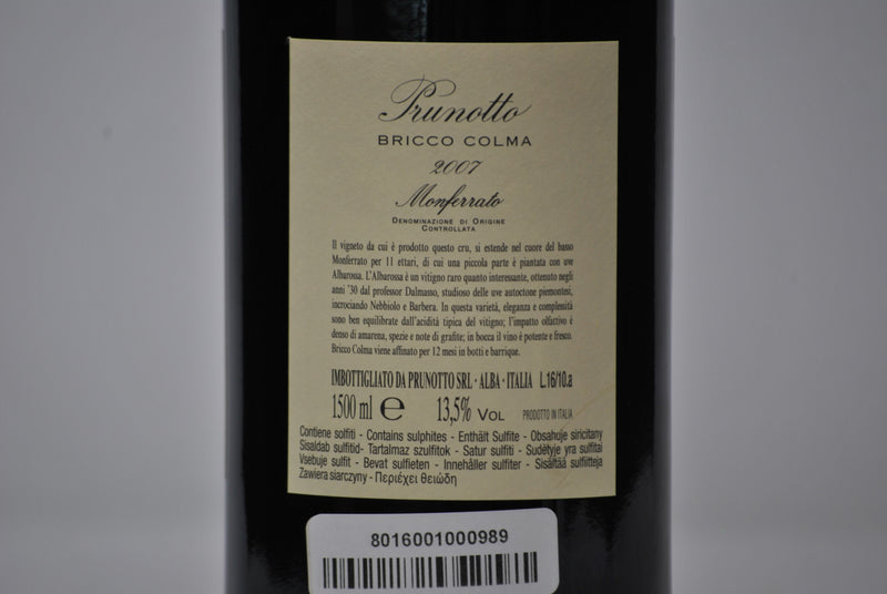 Monferrato Rosso DOC “Bricco Colma” 2007 - Prunotto