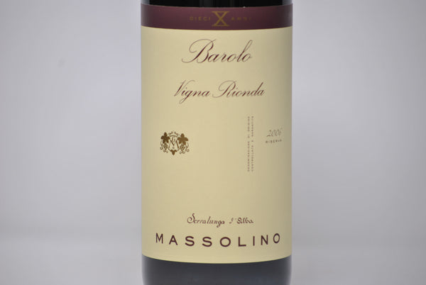 BAROLO DOCG RISERVA "VIGNA RIONDA" X ANNI 2006 MAGNUM astuccio legno - MASSOLINO