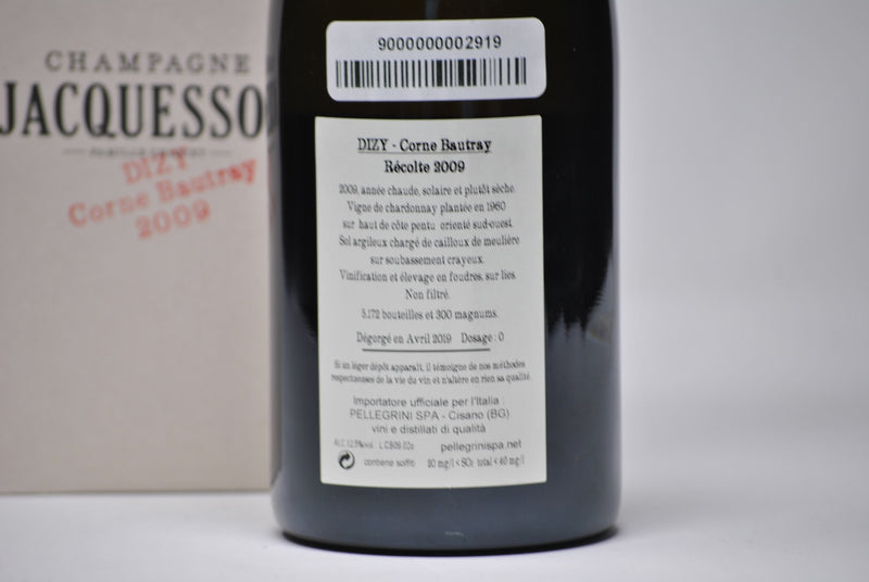 Champagne Extra Brut Dizy "Corne Bautray" 2009 - Jacquesson (Dégorgement Avril 2019)