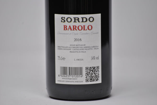 BAROLO DOCG 2016 - SORDO