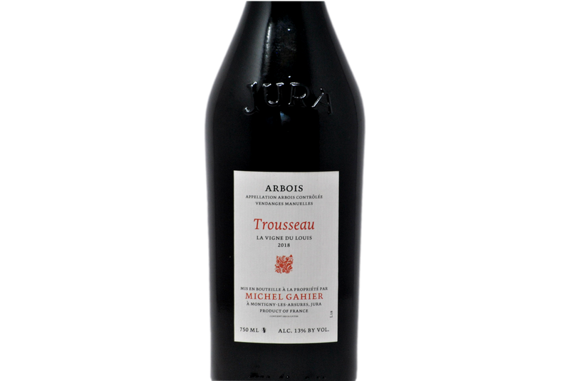 ARBOIS TROUSSEAU "LA VIGNE DU LOUIS" 2018 - MICHEL GAHIER