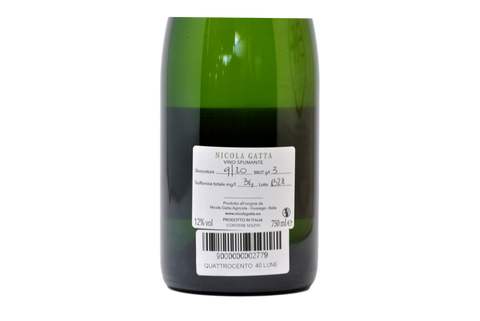 VINO SPUMANTE EXTRA BRUT "QUATTROCENTO" 40 LUNE - NICOLA GATTA