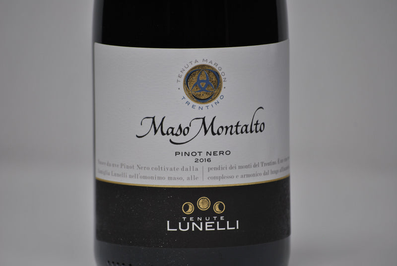TRENTO PINOT NERO DOC "MASO MONTALTO" 2016 - TENUTA MARGON, TENUTE LUNELLI