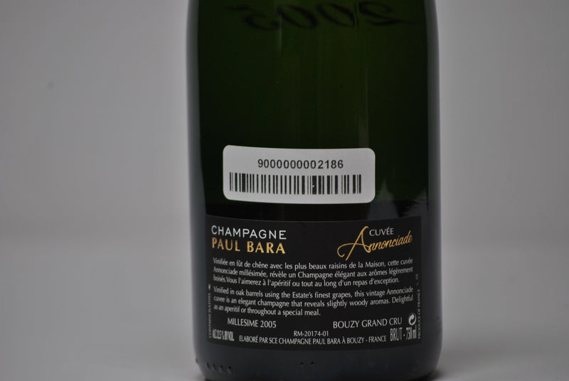 Champagne Grand Cru Millésimé "Annonciade" 2005 Astuccio - Paul Bara