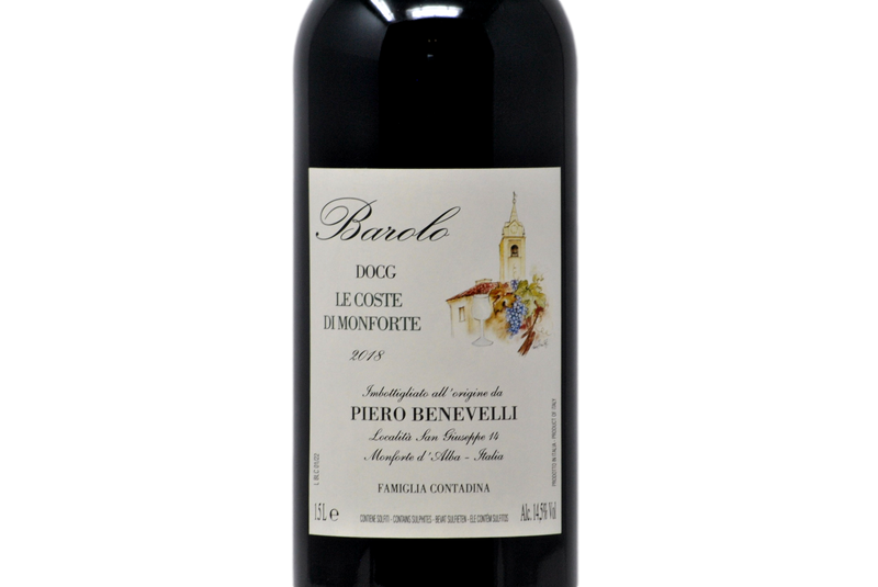 BAROLO DOCG "LE COSTE DI MONFORTE" 2018 MAGNUM - PIERO BENEVELLI